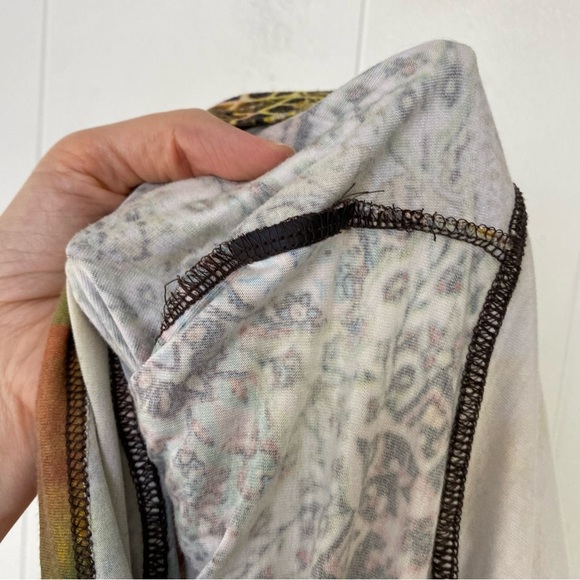 Eva & Claudi Long Sleeve Top S-M? Colorful Floral Fruit Mixed Print Whimsical - Picture 12 of 15